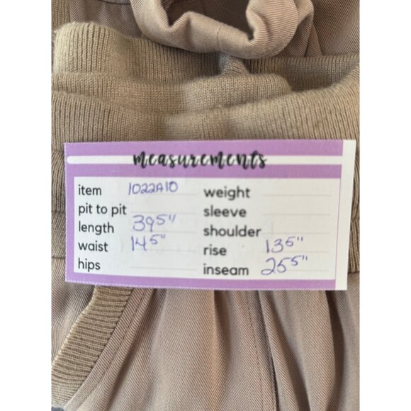 2/$30 Splendid XL Taupe Elastic Waist Womens Drawstring Pants - Picture 13 of 16